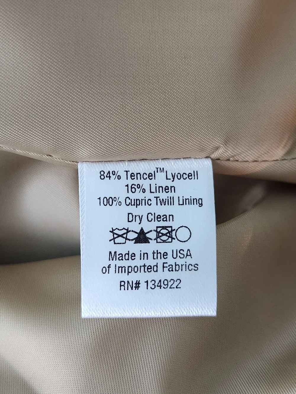 Emerson Fry Double-Breasted Beige Blazer - Picture 9 of 9